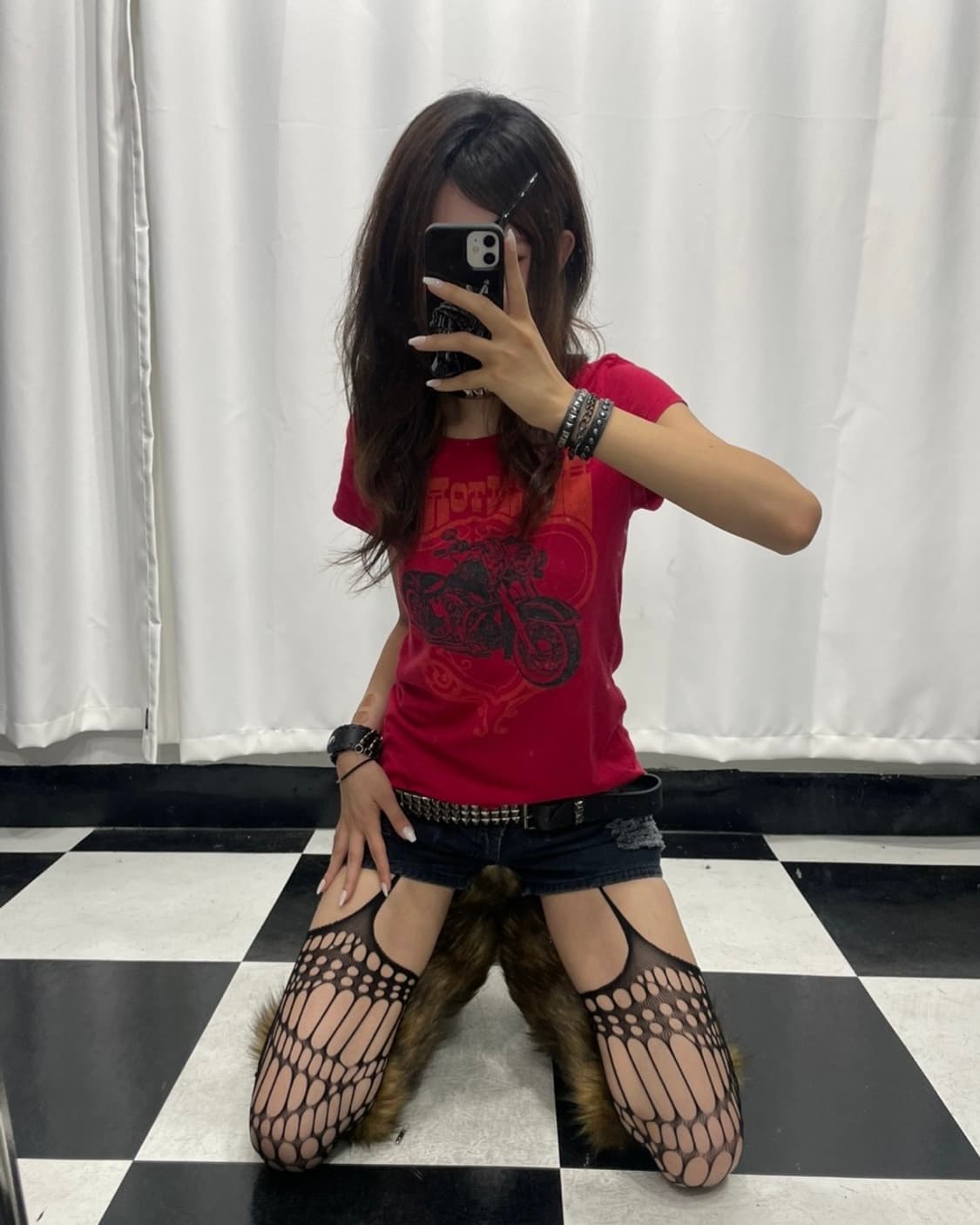 🎸레드 프린팅 티셔츠🎸 상품이미지3