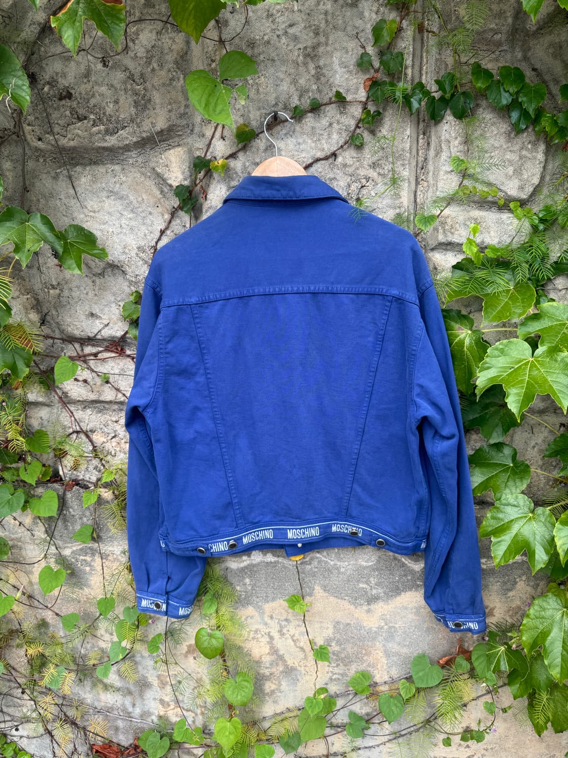 90s moschino made in italy 코튼 트러커 자켓 상품이미지2