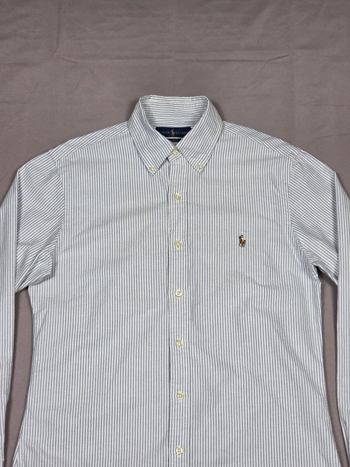[폴로 랄프로렌] 슬림핏 스트라이프 코튼 셔츠 | S00098 상품이미지2