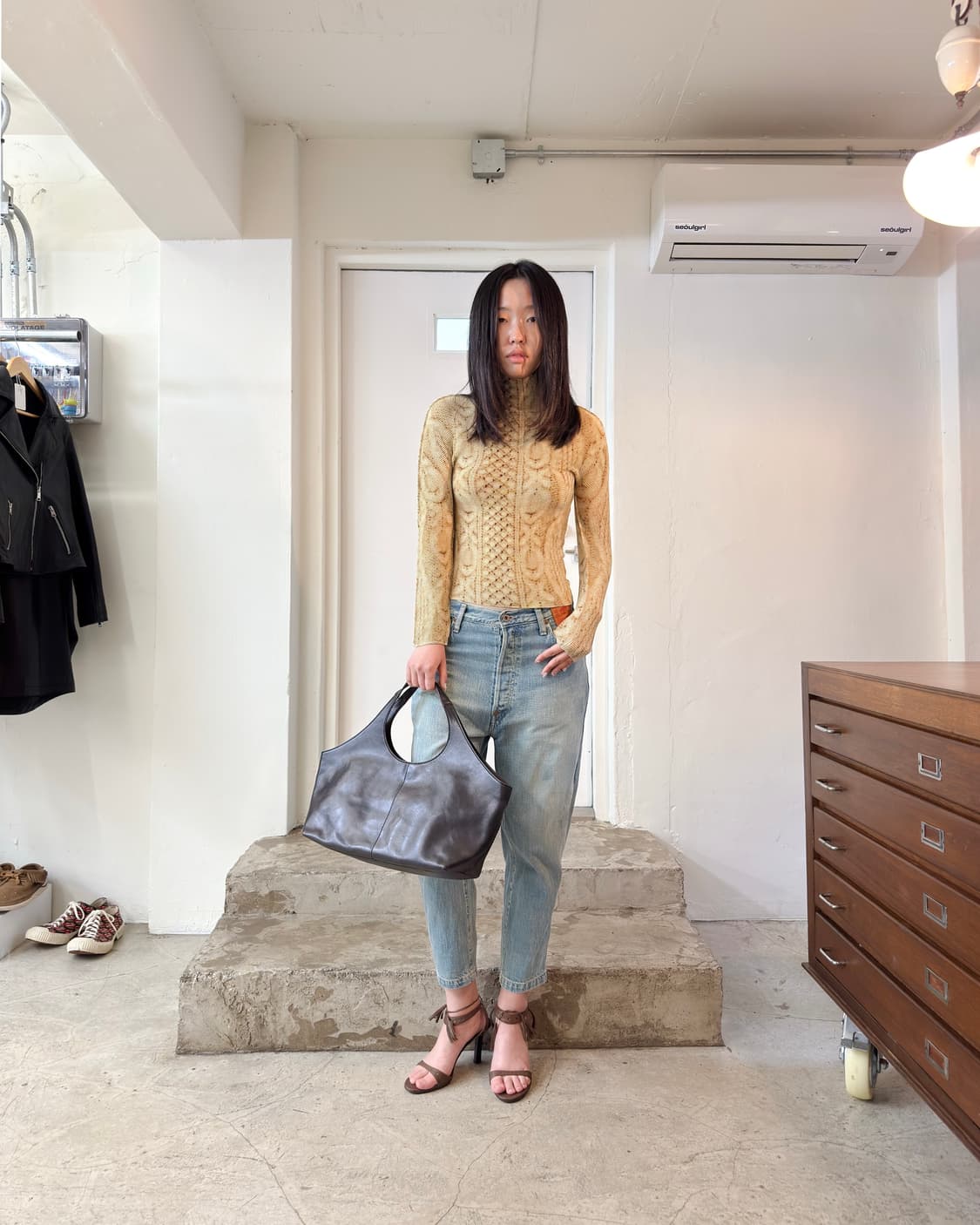 Kapital CinchBack Cropped Denim Pants/ 2 상품이미지1