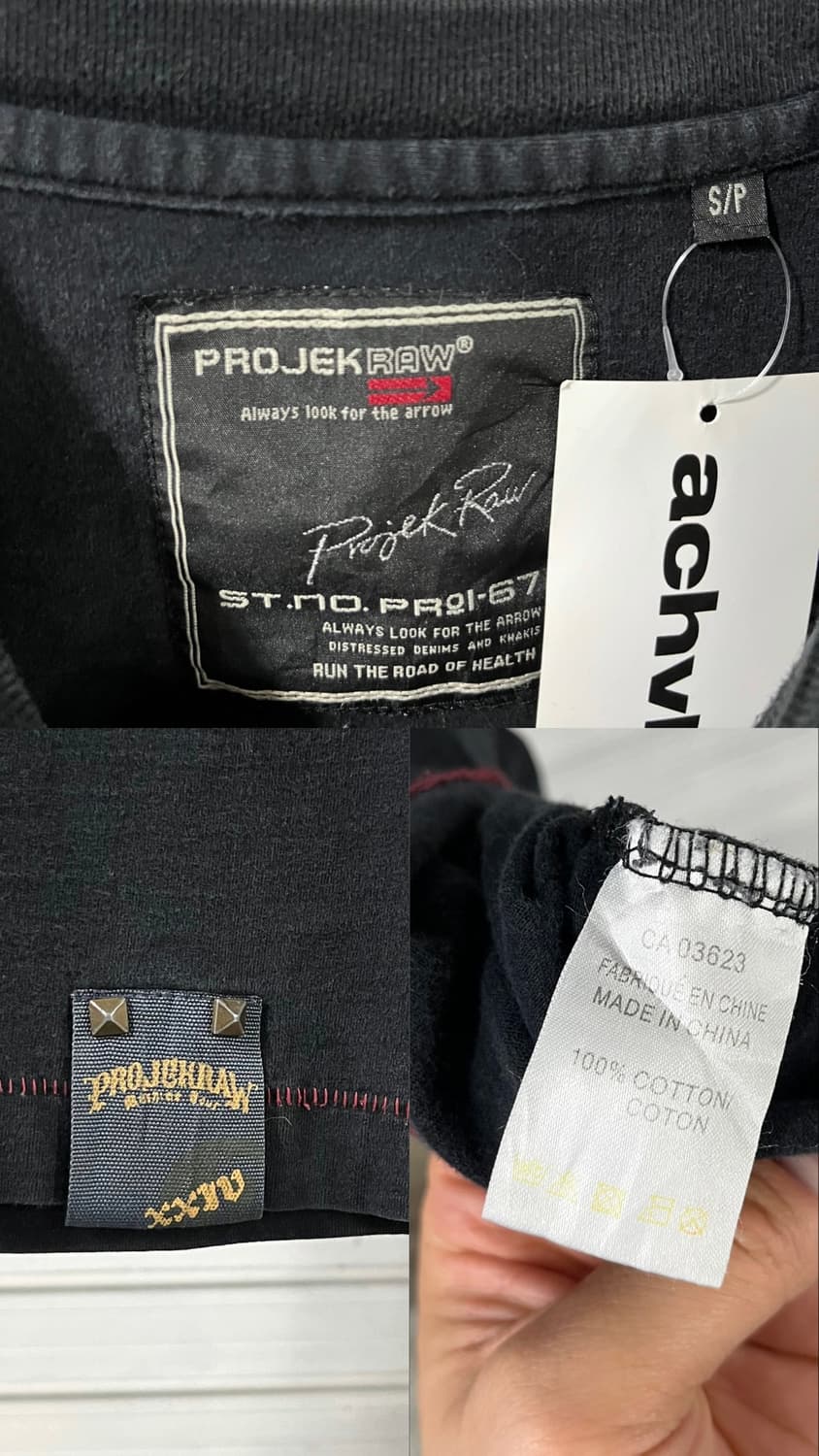 Projek Raw grunge long tee 상품이미지10