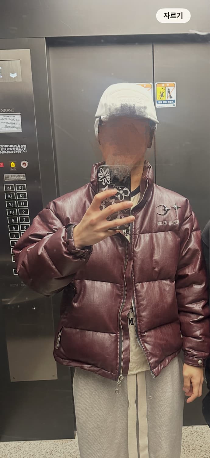 떠그 클럽 레더 퍼퍼 자켓 퍼플 상품이미지4
