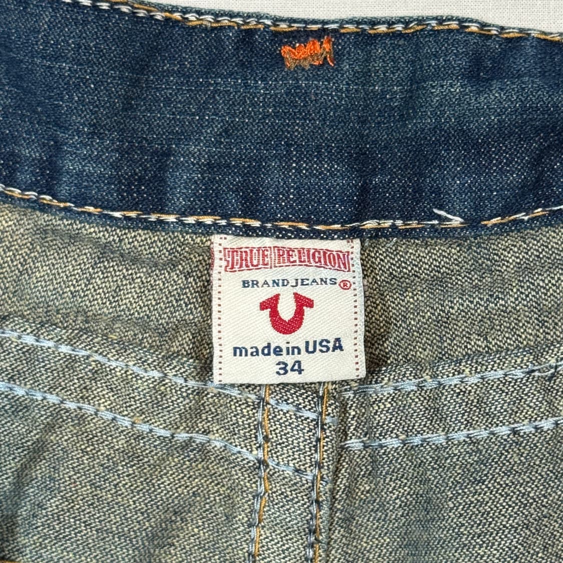 34inch) 트루릴리전 USA 조이 부츠컷 데님 청바지 상품이미지7