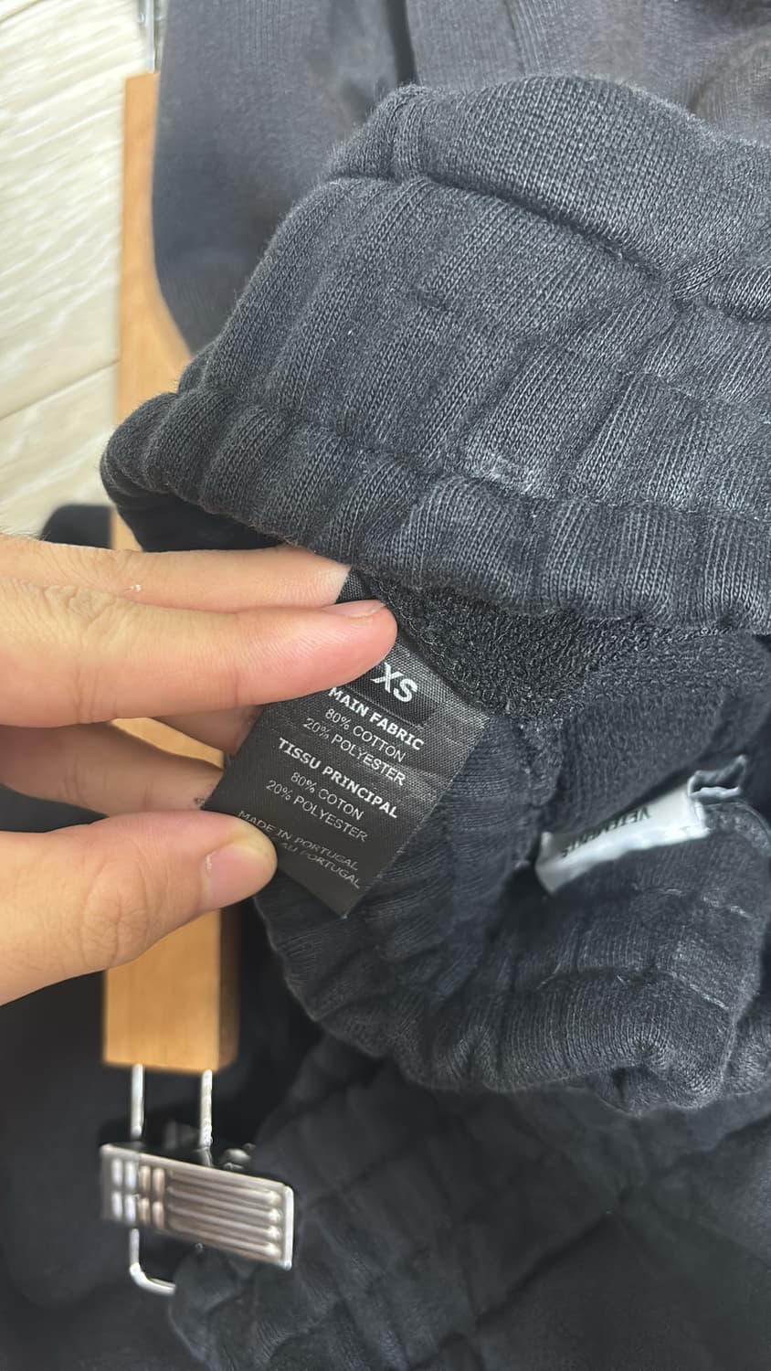 베트멍 엠브로이드 배기핏 스웻팬츠 xs사이즈 상품이미지5