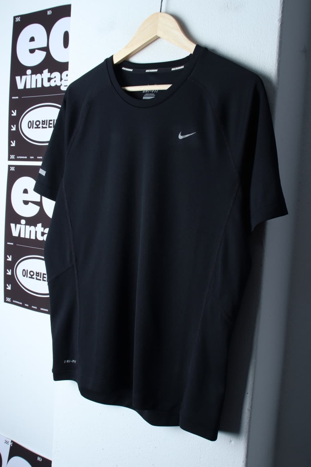 (L-XL) 나이키 반팔 티셔츠 기능성 블랙 런닝 러닝-H31941 상품이미지1