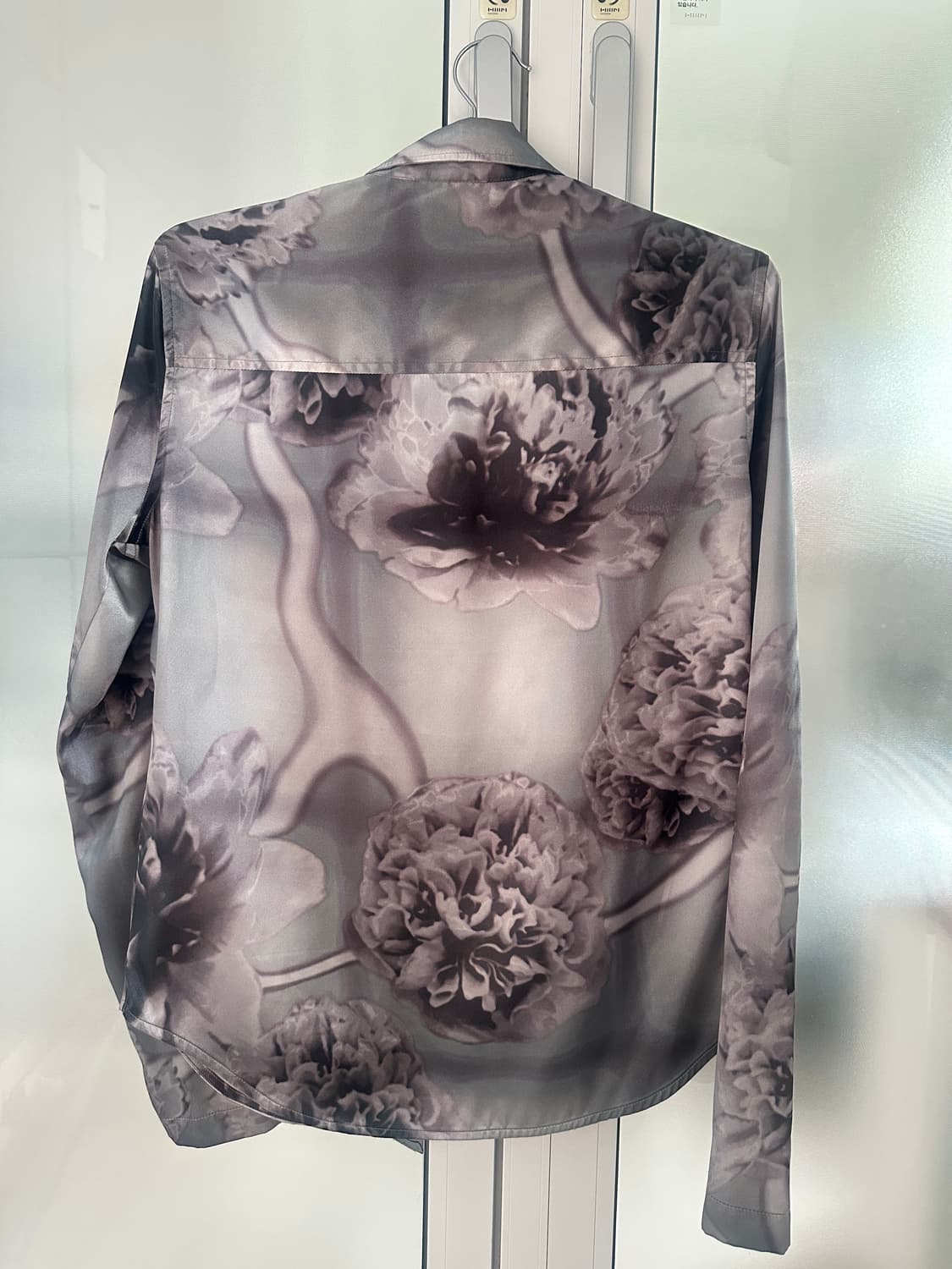 디젤 Floral-Print Satin Shirt 새틴 셔츠 상품이미지2