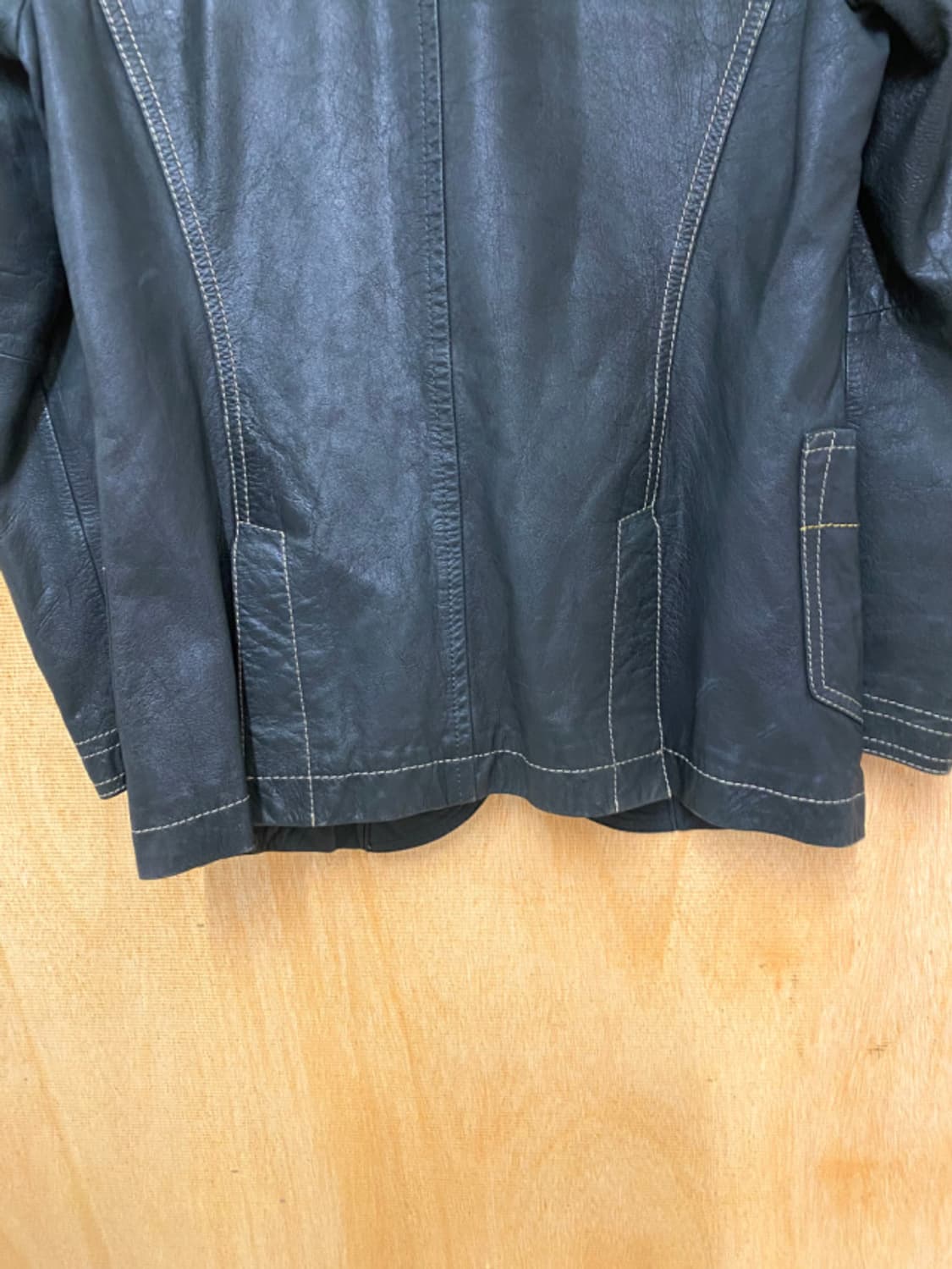 VTG western leather blazer 상품이미지10