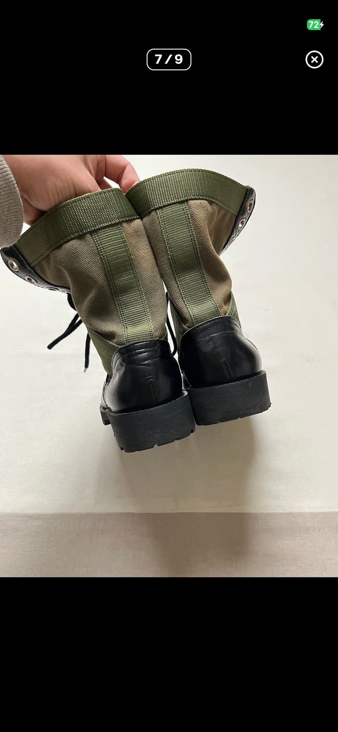 꼼데가르송 컴뱃 부츠 Comme des garcons 밀리터리 부츠 상품이미지4