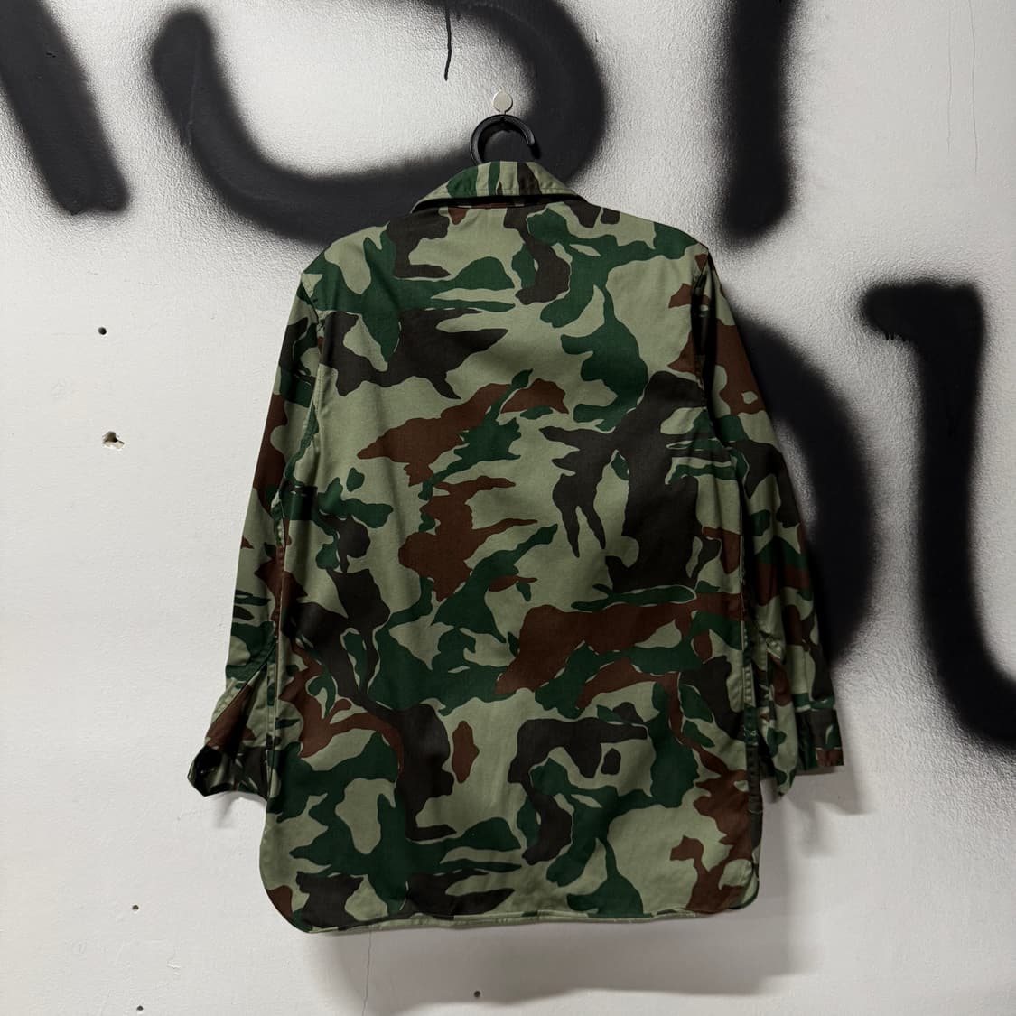 1919s Japanese 일본 밀리터리 군납용 우드랜드 카모 자켓 상품이미지2