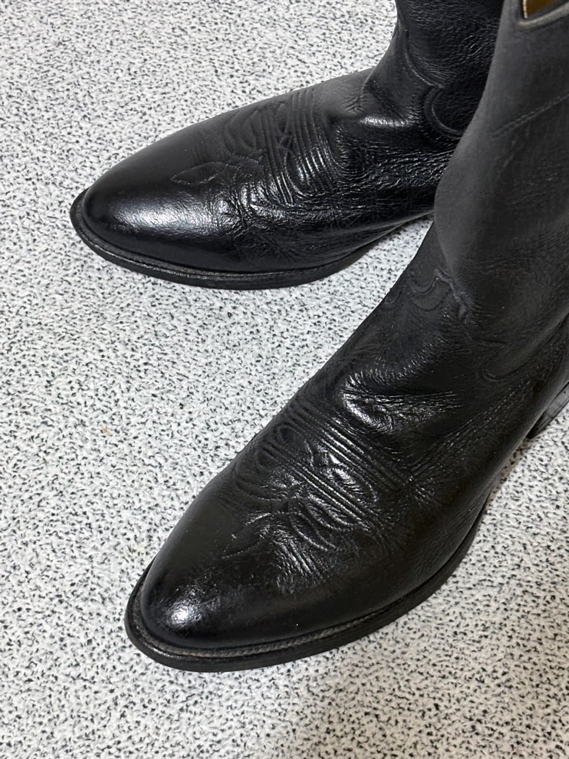 80s 빈티지 저스틴 7333 웨스턴 부츠 Made in USA 상품이미지3