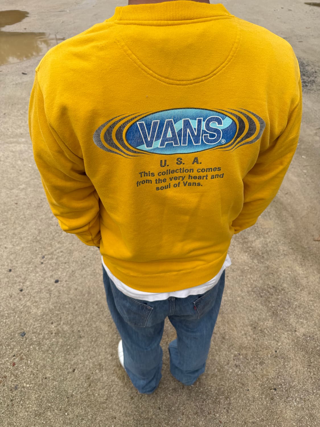 90-00s Vans usa retro 스웻 맨투맨 상품이미지1