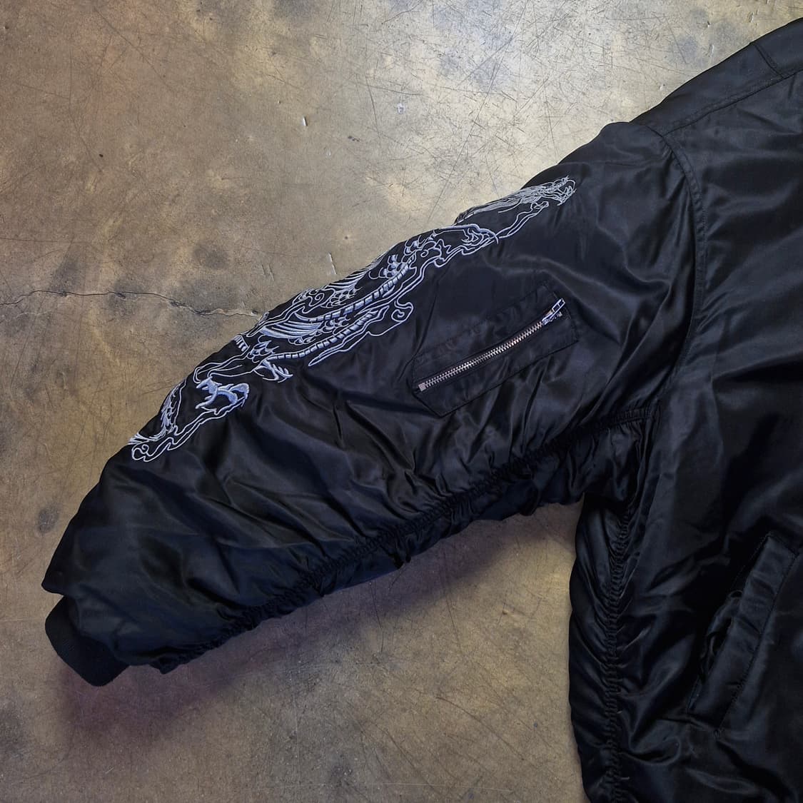 TM3 티엠쓰리 곤룡포 자수 MA-1 항공점퍼 3XL 상품이미지3