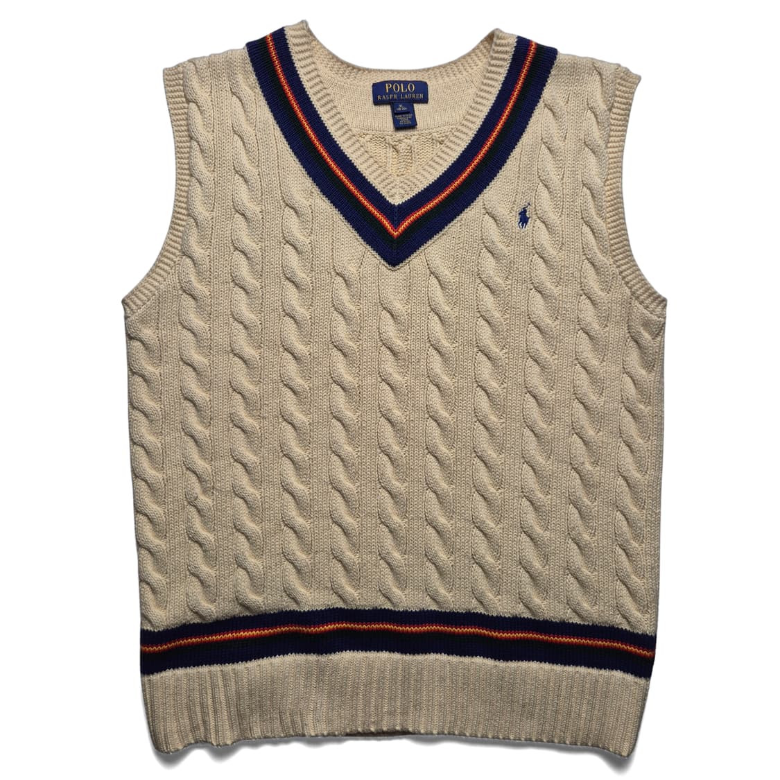 [XL(18-20)] 폴로 랄프로렌 크리켓 케이블 니트베스트 상품이미지2