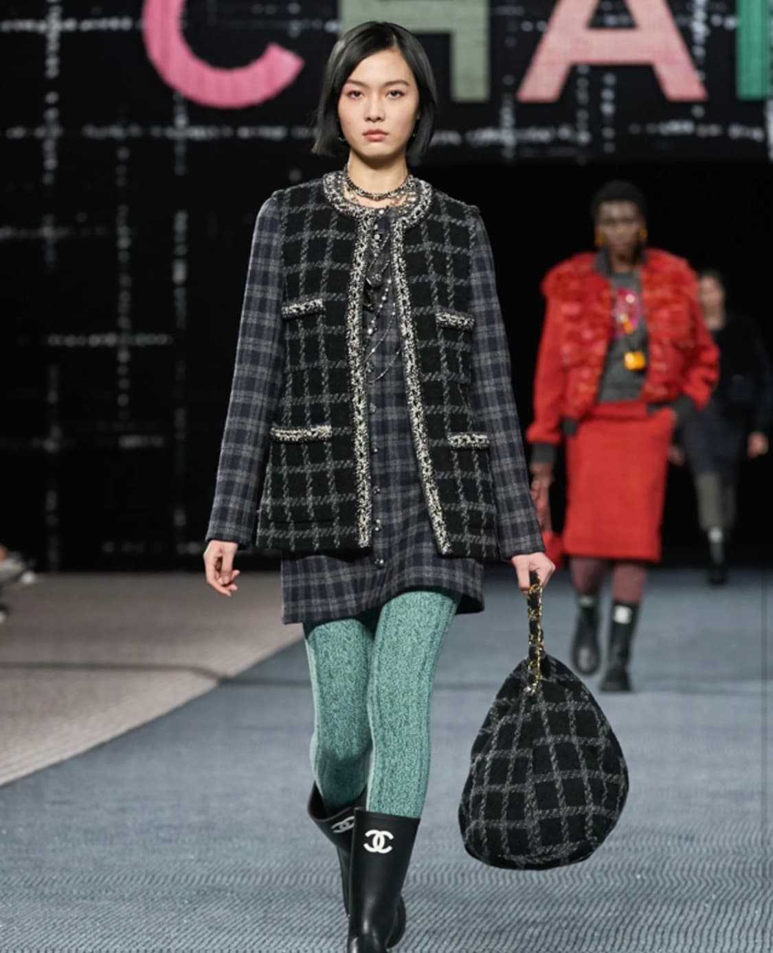 샤넬 트위드 베스트 자켓 상품이미지1