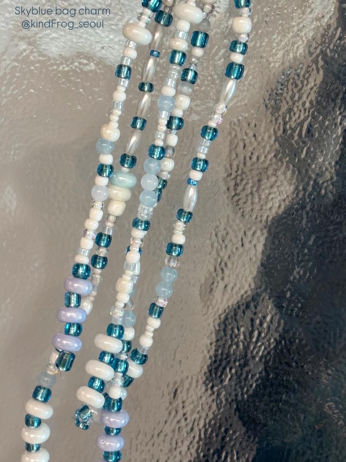 longlong sky blue bag charm 상품이미지3
