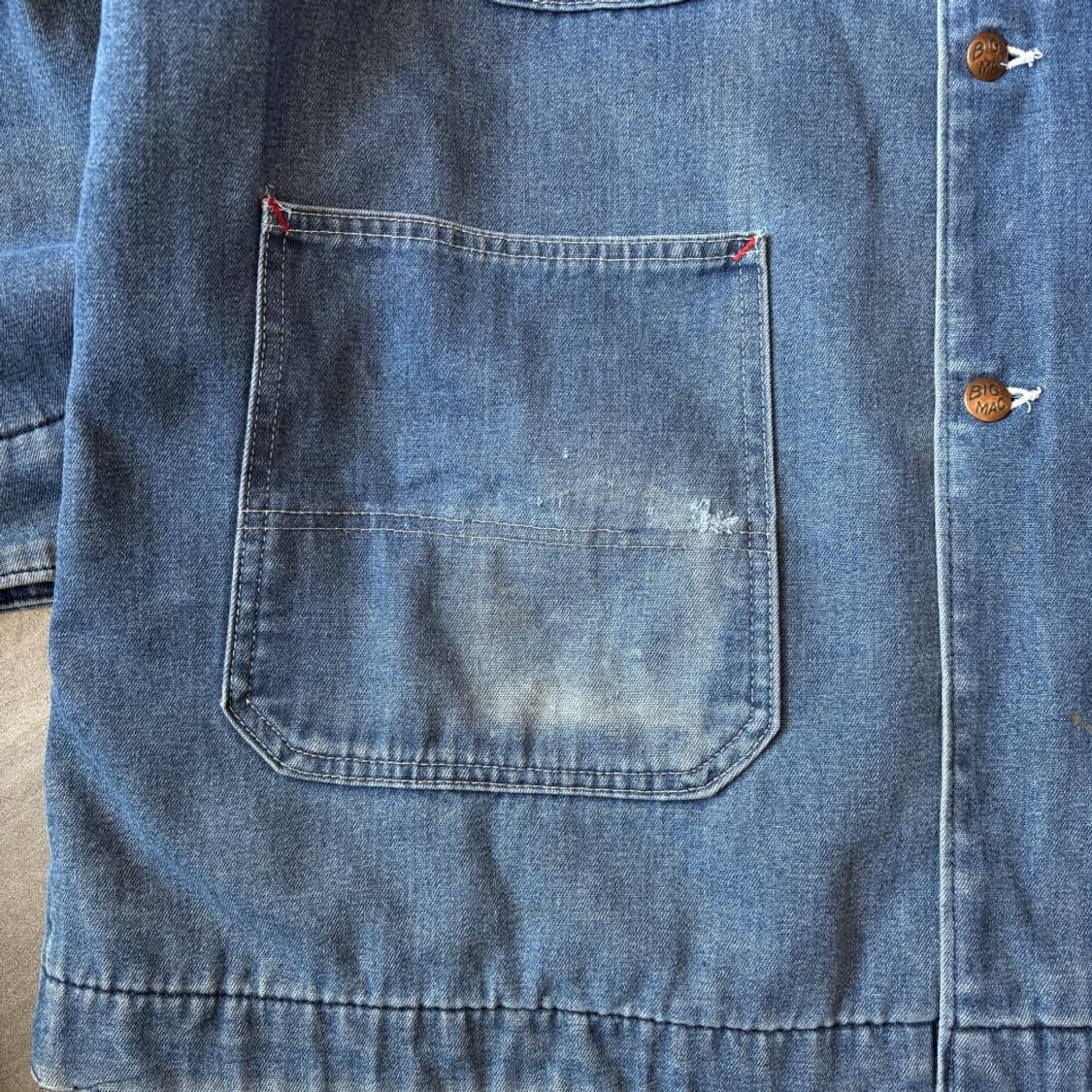 80s 80년대 미국 생산 빅맥 초어 데님 자켓  상품이미지3