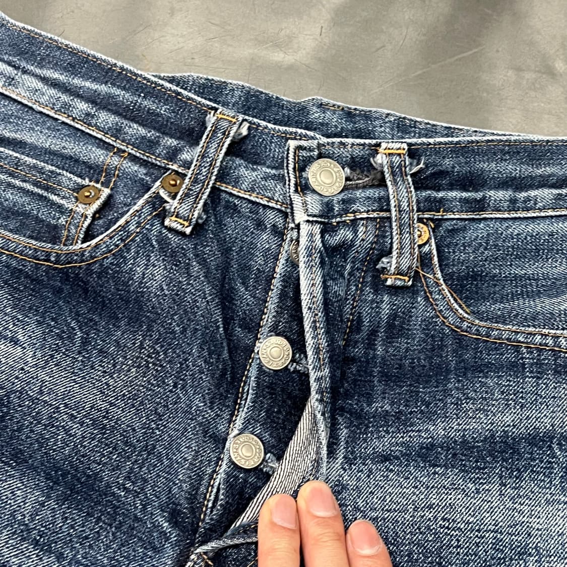  스튜디오 다치산 데님 팬츠 y16052 상품이미지5