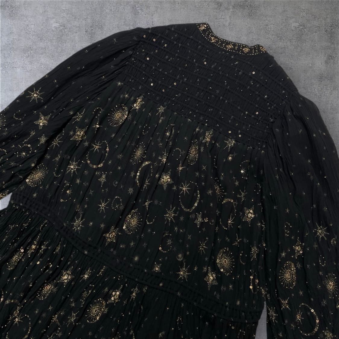 올세인츠 Allsaints 블랙 이소벨라 셀렌 비즈 원피스 EU34 상품이미지9