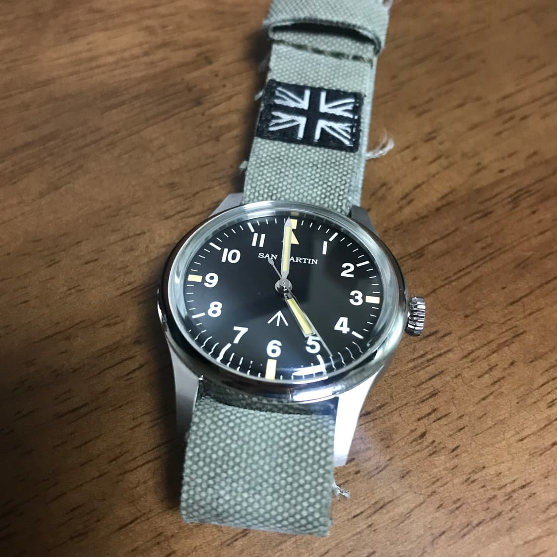 산마틴 영국군 시계 (영국 수재 스트랩) 상품이미지2