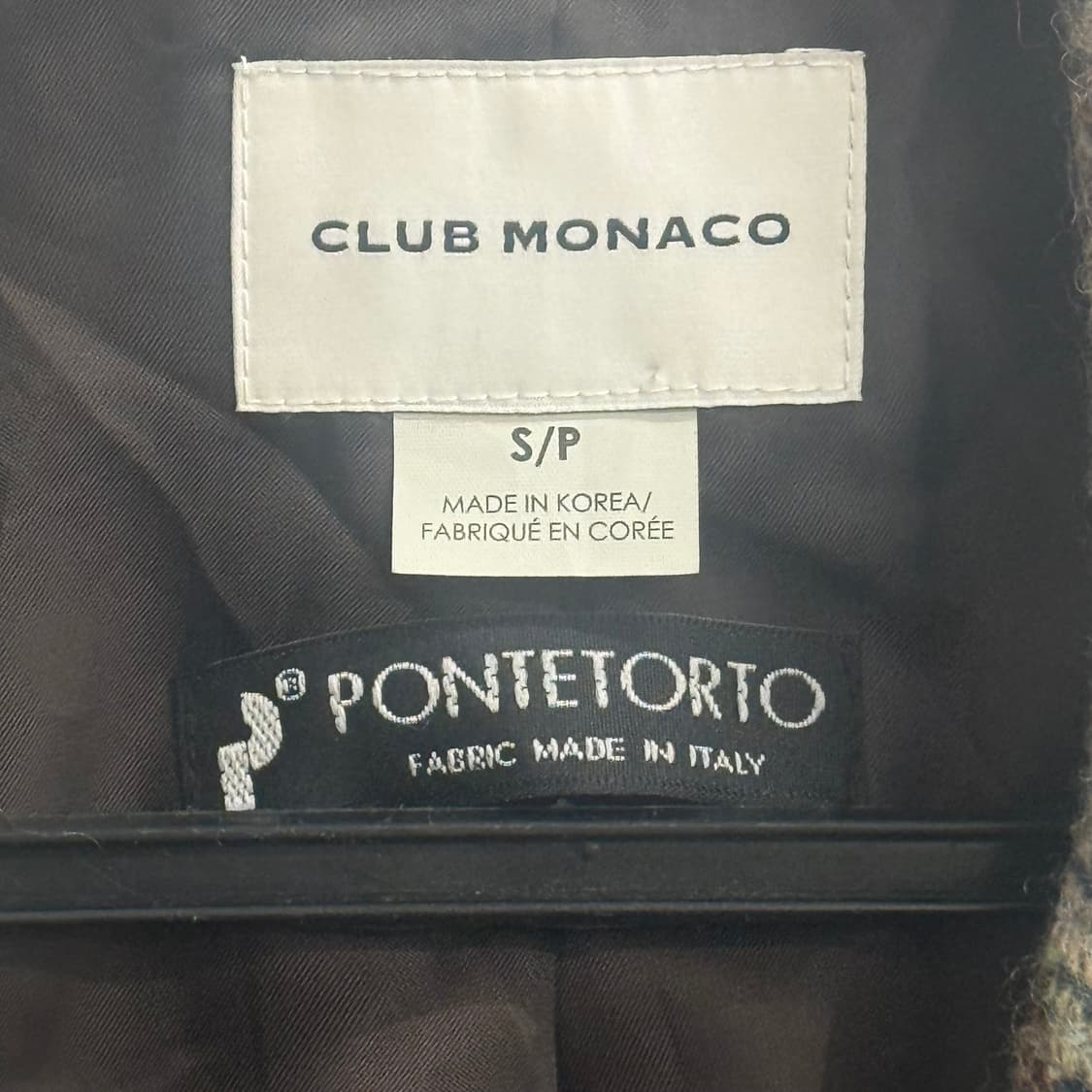 클럽모나코 하운드투스 체크 자켓 S 상품이미지2