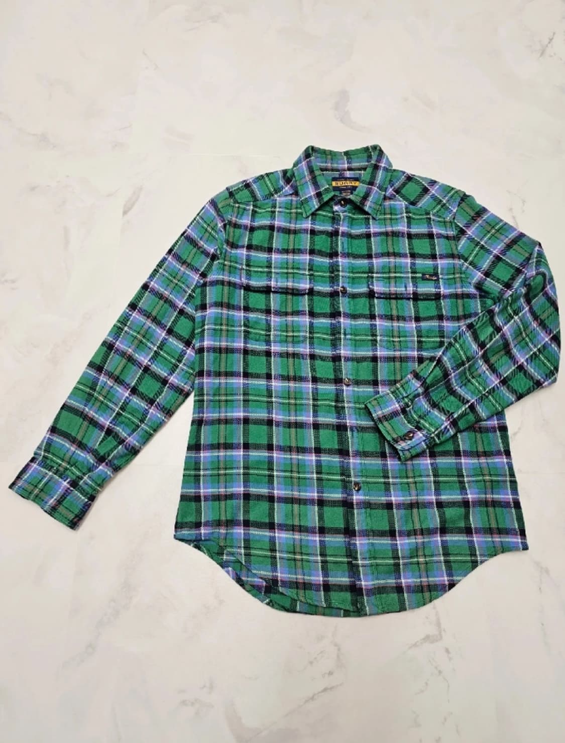 폴로 파이렉스 오프화이트 Rugby 체크 셔츠 95~100 상품이미지6