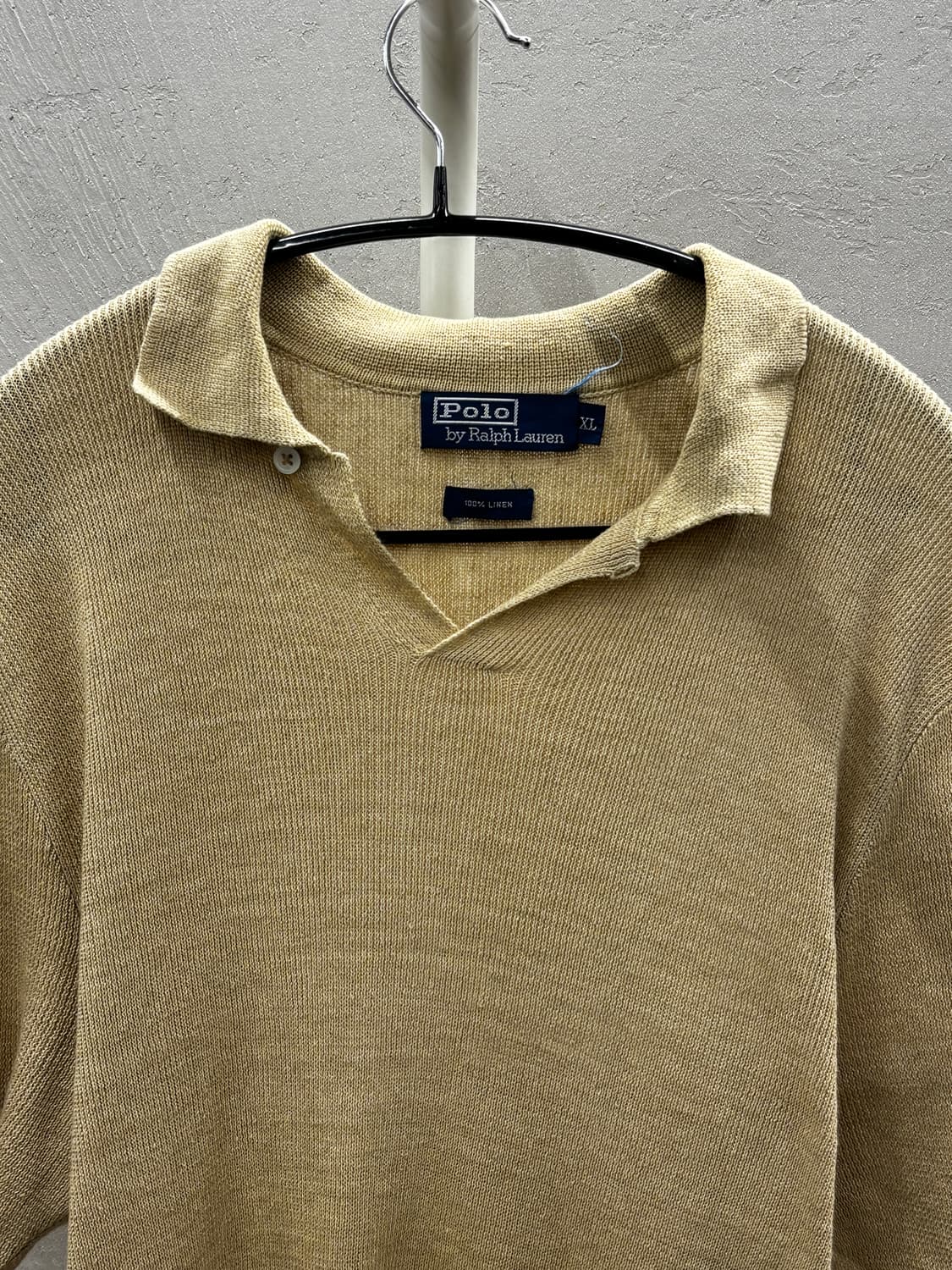 폴로 랄프로렌 린넨 니트 XL 상품이미지3