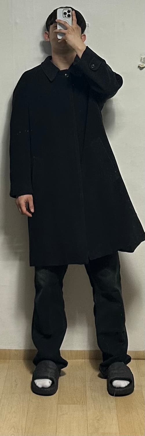 아르마니꼴레지오니 울 발마칸 코트 상품이미지5