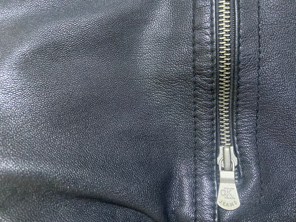 캘빈클라인 염소가죽 레더자켓 상품이미지3