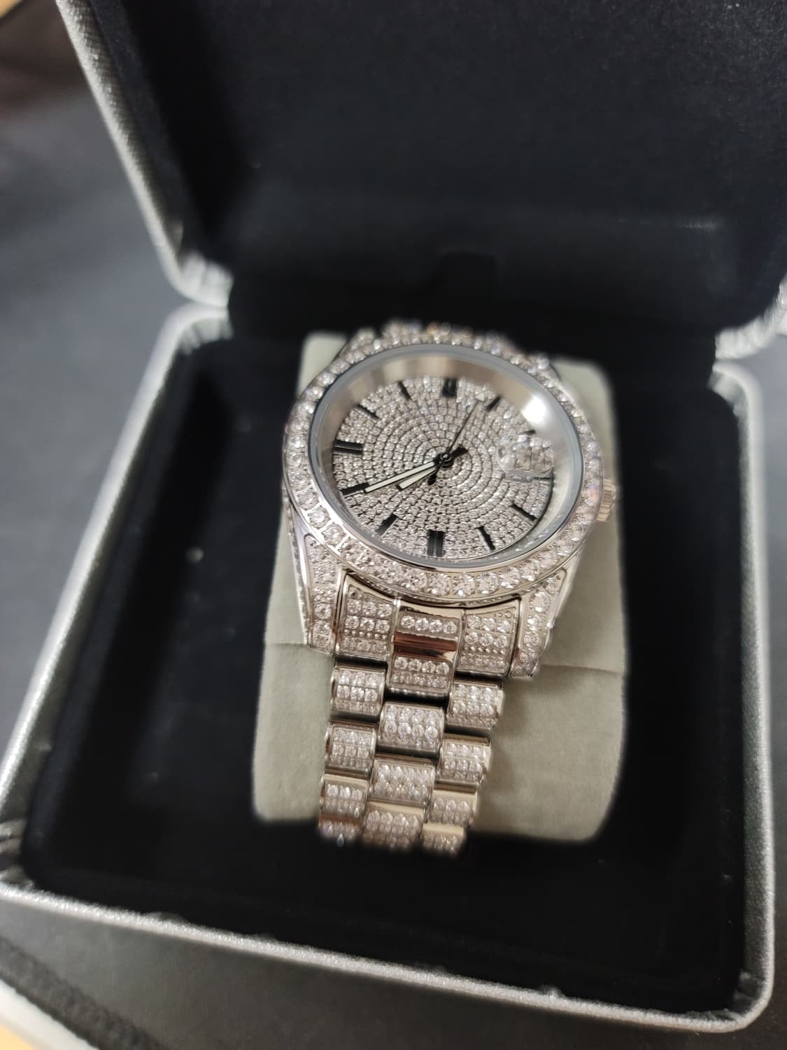 타이쿤즈 아이스쿠반 아이스아웃 티타늄 서브마리너 시계 상품이미지2