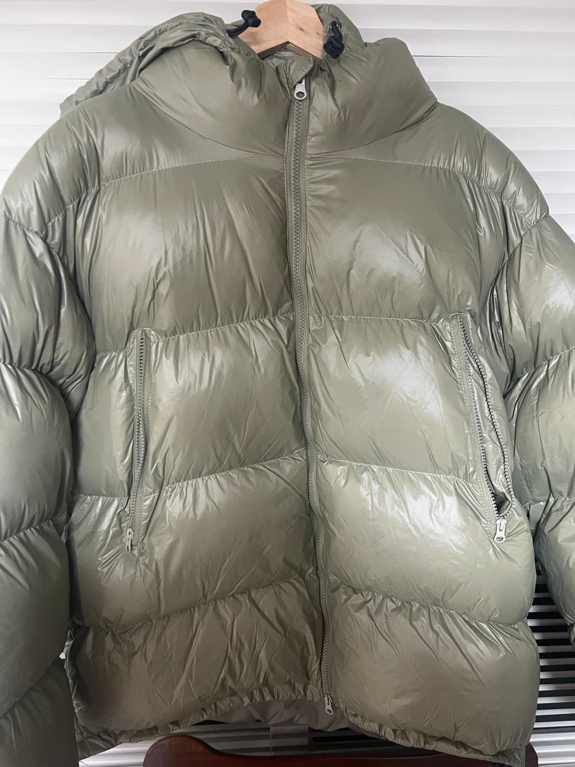 보세 패딩 그린 올리브 상품이미지5