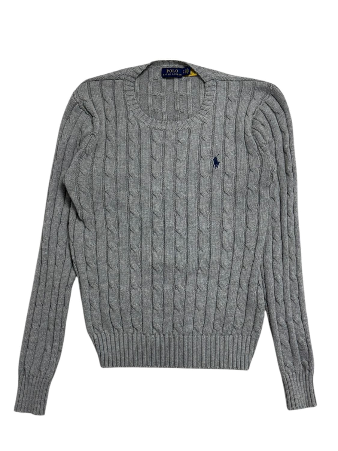 폴로 랄프로렌 포니 꽈배기 니트 그레이 상품이미지2