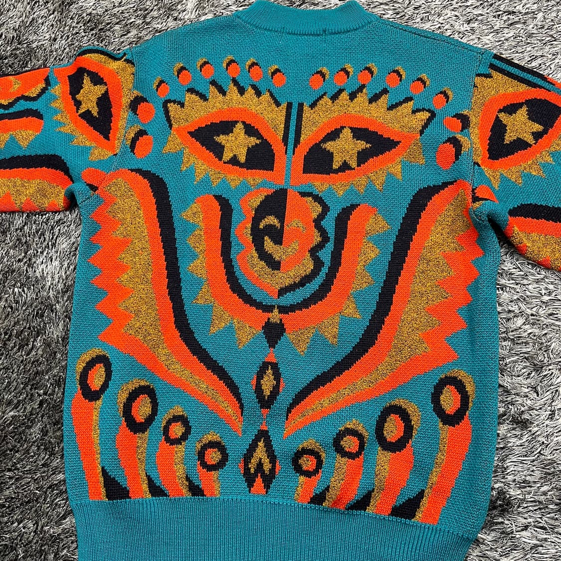 일본 빈티지 BELLEVUE BLUME 니트 100-105 상품이미지4