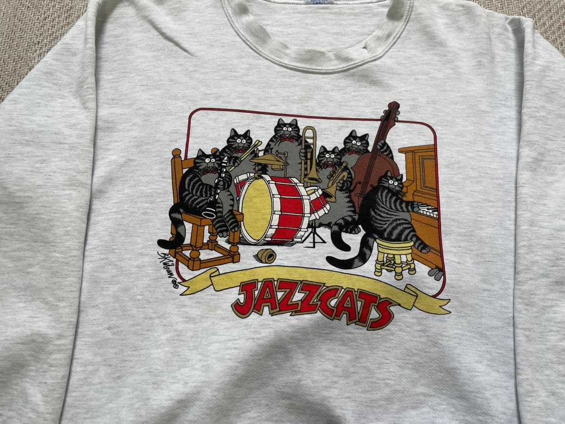 Carzy shirt usa 재즈 cat 스웻셔츠  J04341 상품이미지2