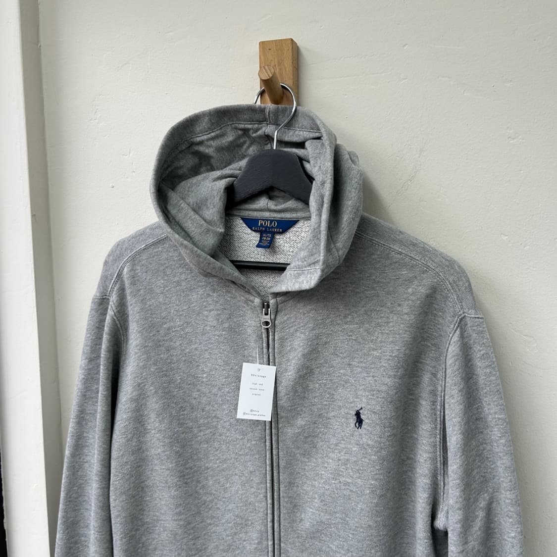 16610 - 폴로 랄프로렌 그레이 후드 집업 상품이미지1