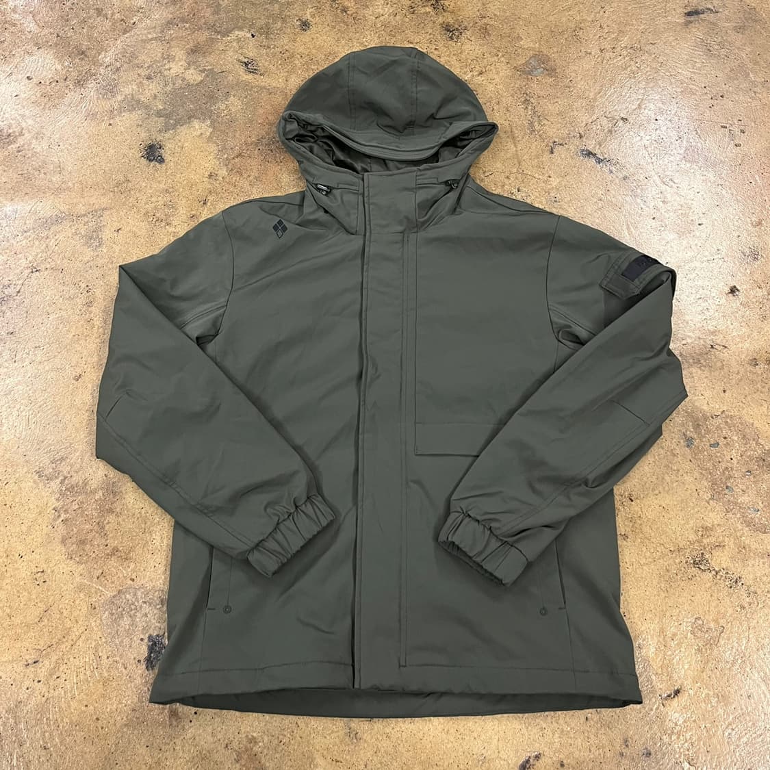 [정품/95] 몽벨 카키색 후드 자켓 b8 상품이미지2