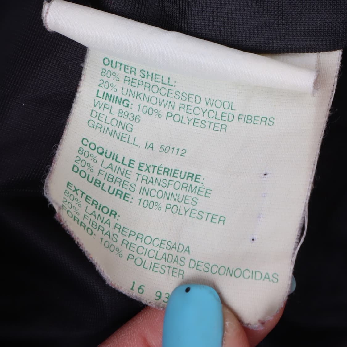 90s DeLong X NFL 포티 나이너스 레더 바시티 자켓 상품이미지10