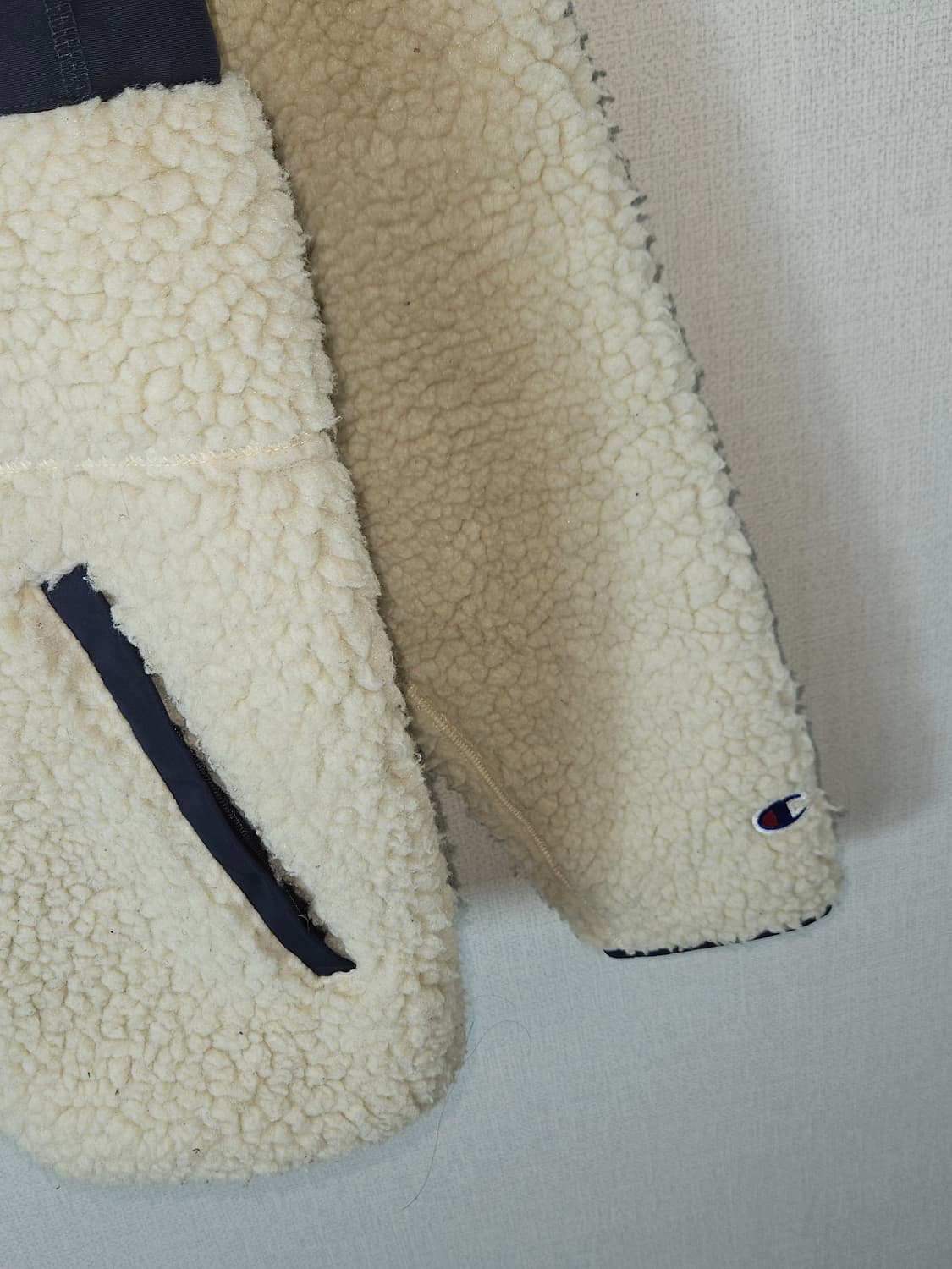 챔피온 일본판 쉐르파 양털 후리스 집업 자켓 M 상품이미지6