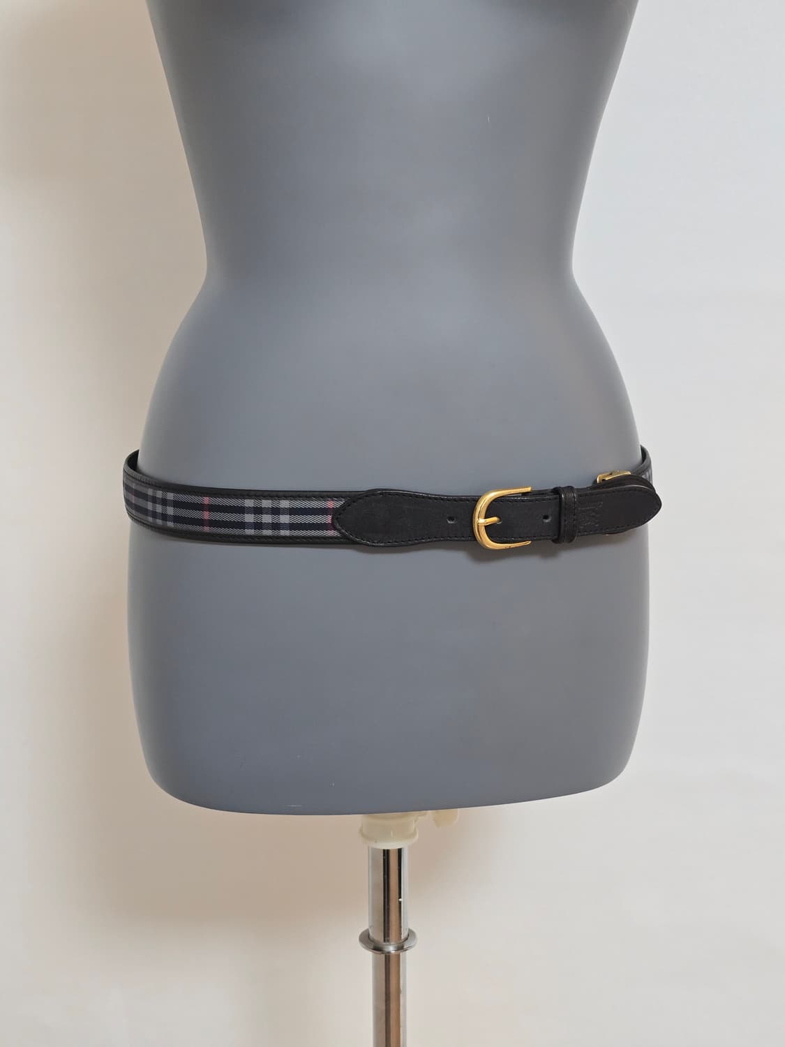 Burberrys 버버리 네이비 노바체크 빈티지 벨트 상품이미지4