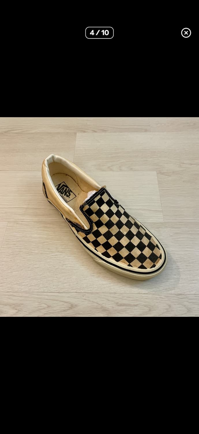 90s 반스 블랙 체커보드 슬립온 상품이미지4