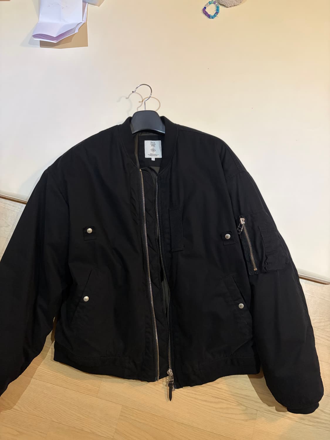 엔벨로프 노캐스터 ma-1(마원) 블랙 3사이즈 상품이미지1