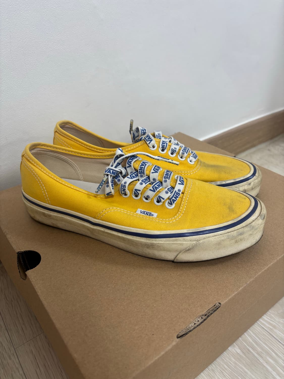 반스 어센틱 옐로우 260 상품이미지1