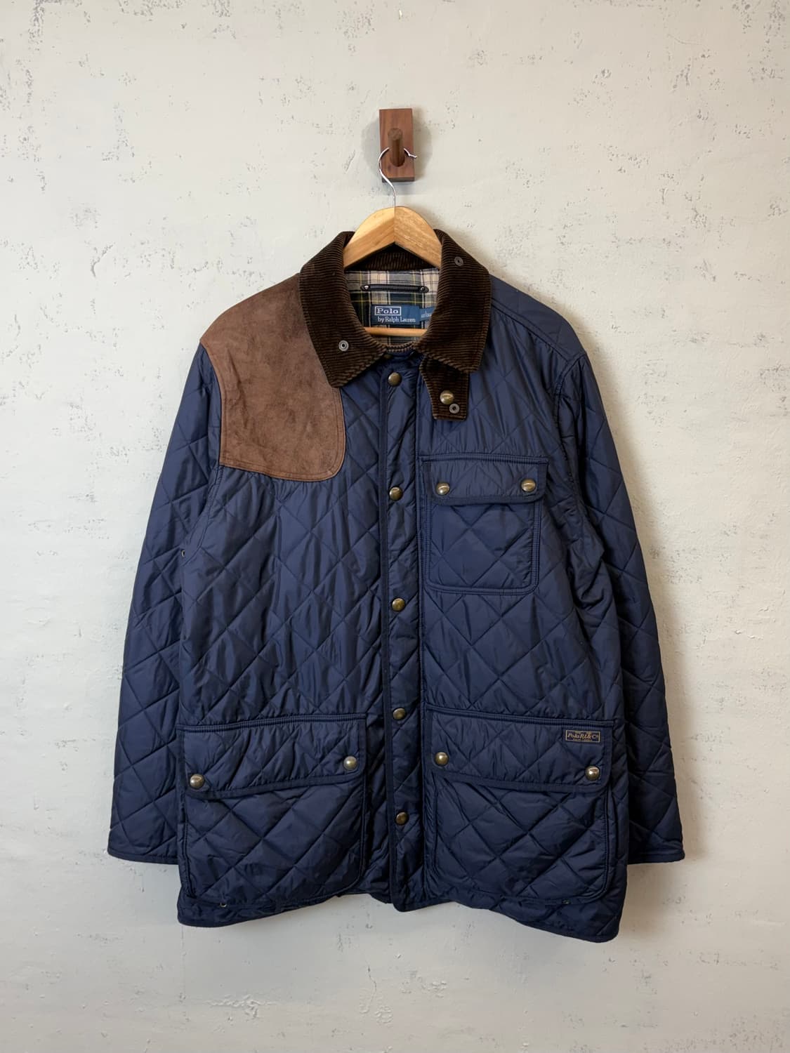 폴로랄프로렌 캠튼 퀼팅자켓 네이비 상품이미지1