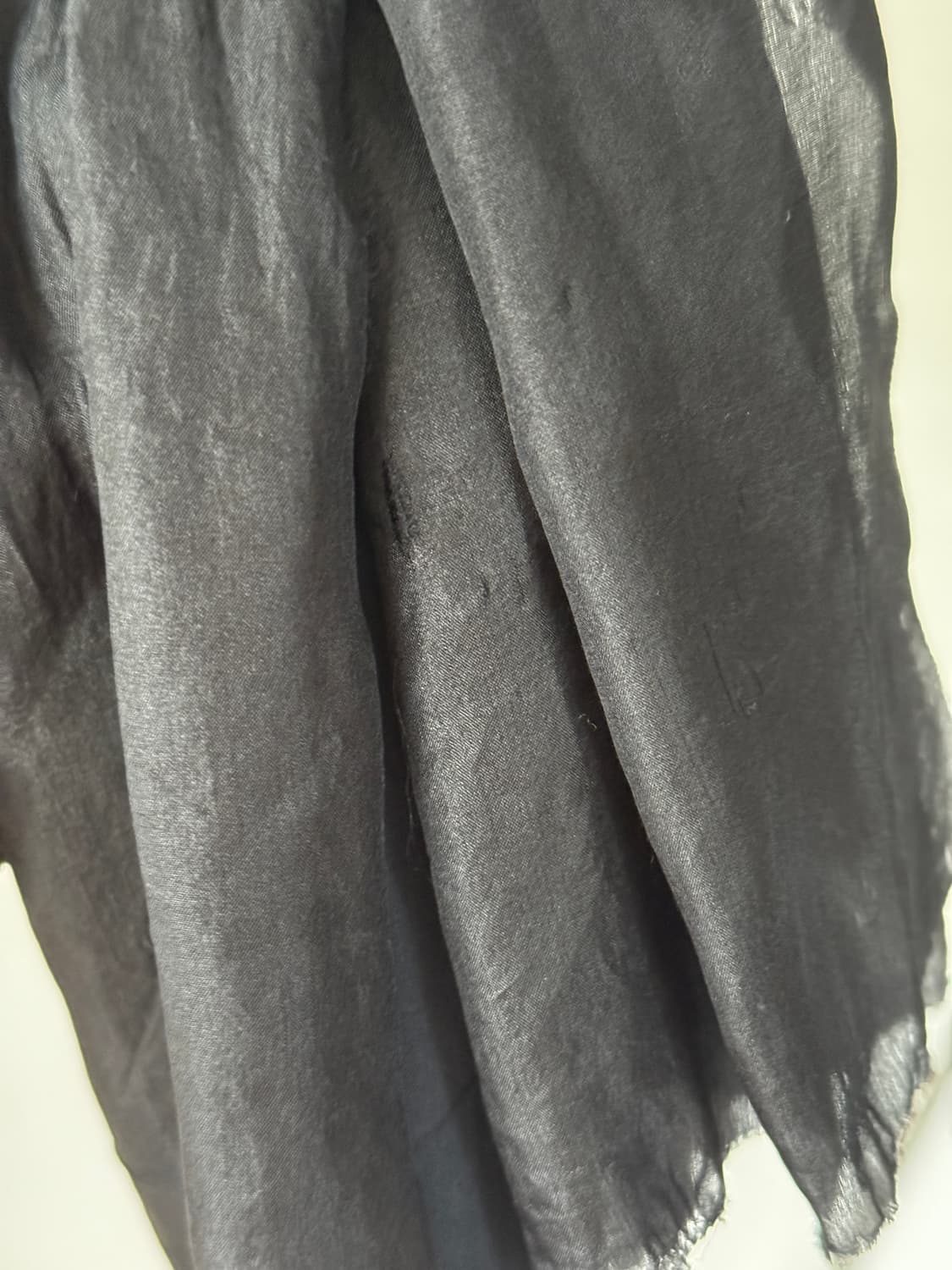 아워 레가시 더블 실크 스카프 블랙 상품이미지3