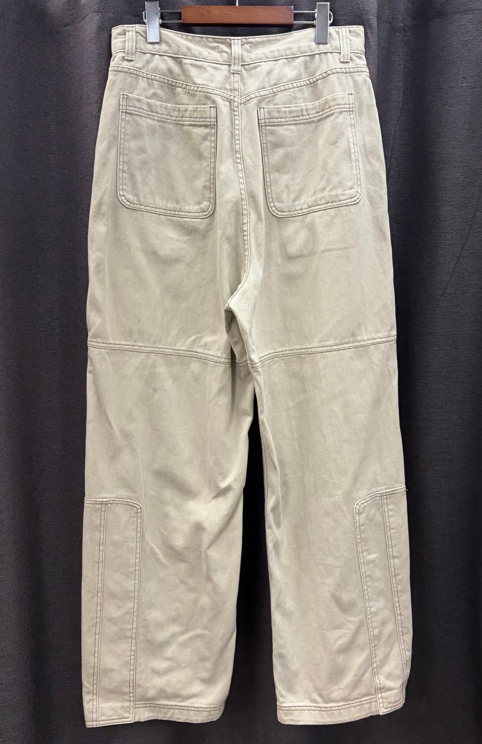 헤더헬렌 리페어 카고 팬츠 베이지 M 상품이미지3