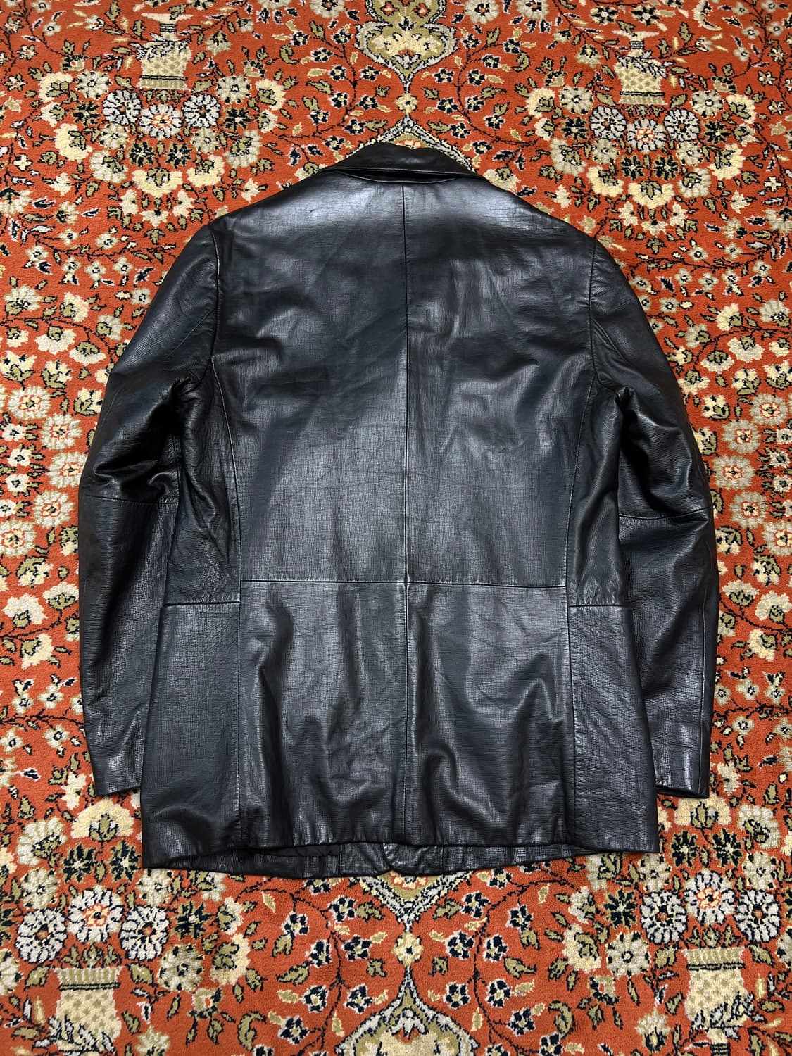 [M] DKNY 싱글 램스킨 블레이저 가죽자켓 상품이미지2