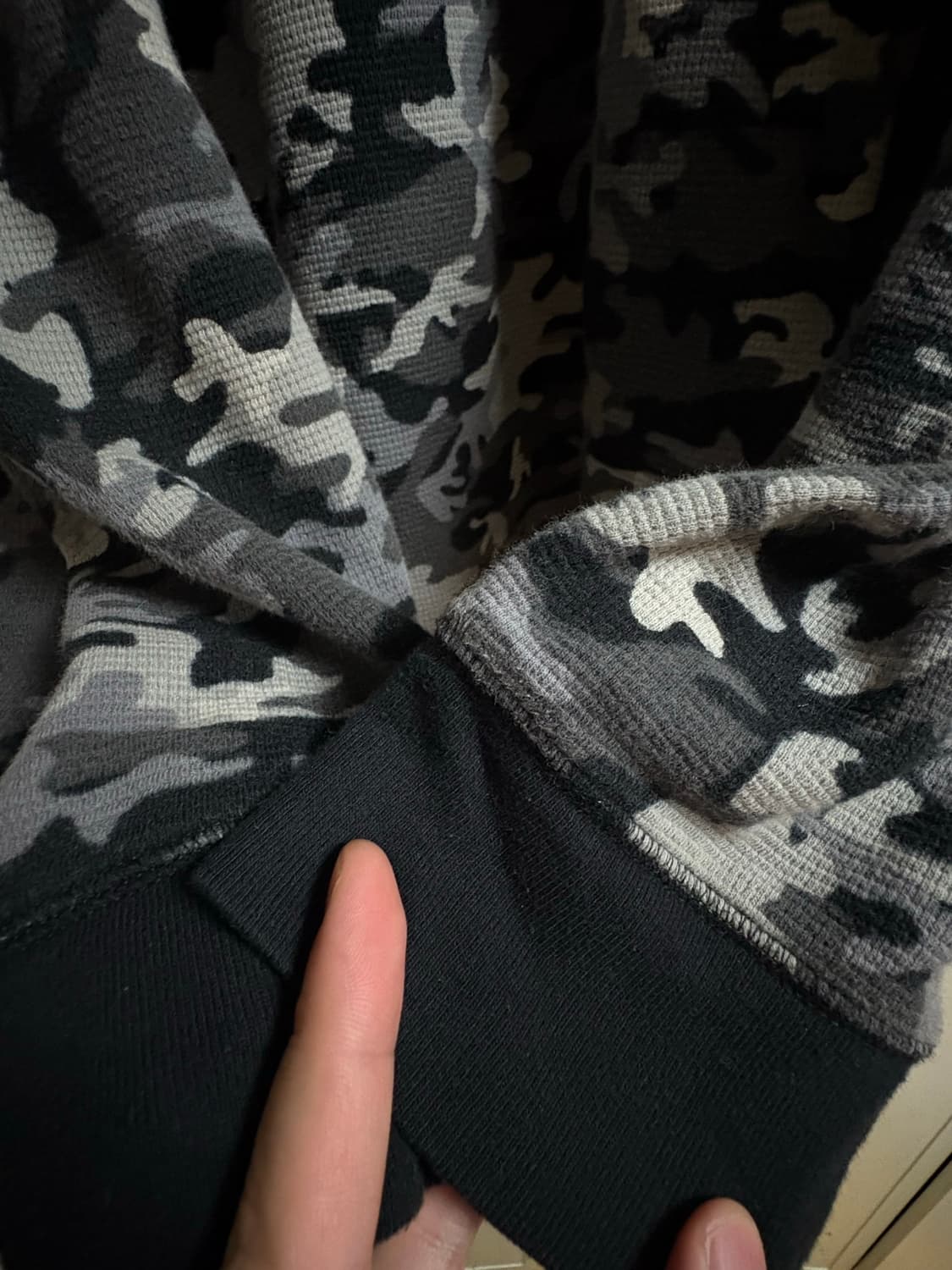 폴로 카모 와플 롱슬리브 상품이미지3
