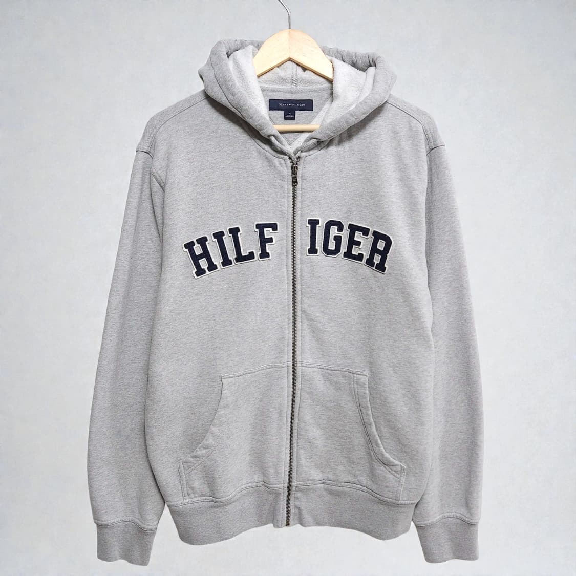 100)Tommy 타미 기모 후드 집업 자켓 상품이미지1