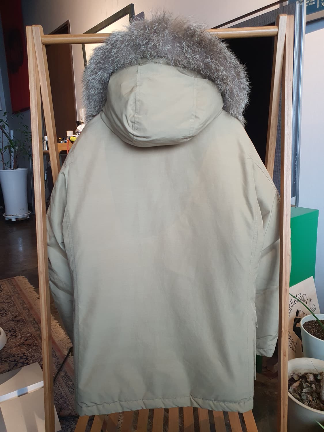 울리치(Woolrich) 아크틱 파카 골드카키/베이지 남자S 상품이미지2