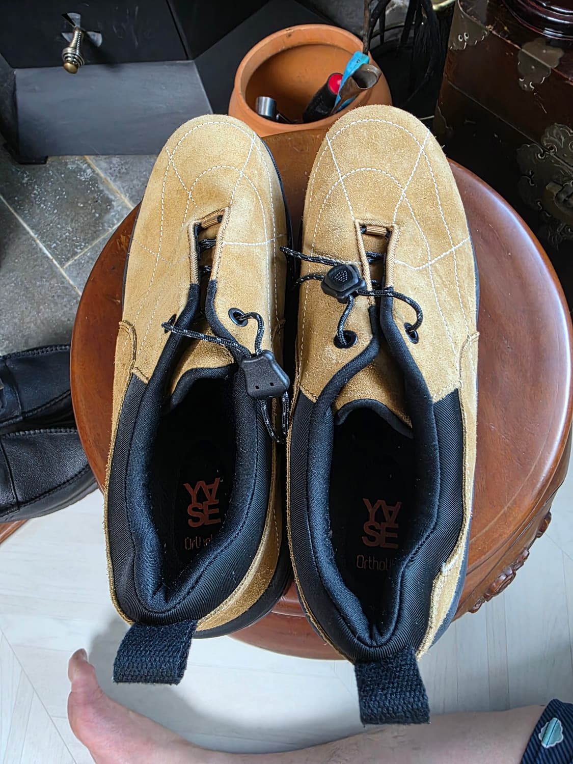 야세 포레스트 하이킹 슈즈 머스타드 280 상품이미지3