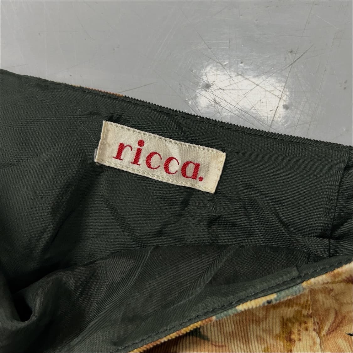 ricca 코듀로이 플로랄 스커트  상품이미지6